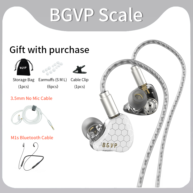BGVP skala 2DD w uchu Monitor słuchawki 6D efekty dźwiękowe gamingowy zestaw słuchawkowy HiFi słuchawki przewodowe bas Stereo słuchawka słuchawki douszne: green