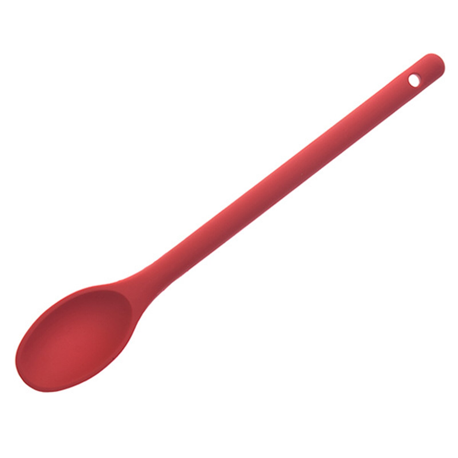 Bedste silikone køkkenredskaber sæt træhåndtag spatel suppe ske pensle pasta pasta dørslag non-stick køkkengrej køkkenredskab: Rød