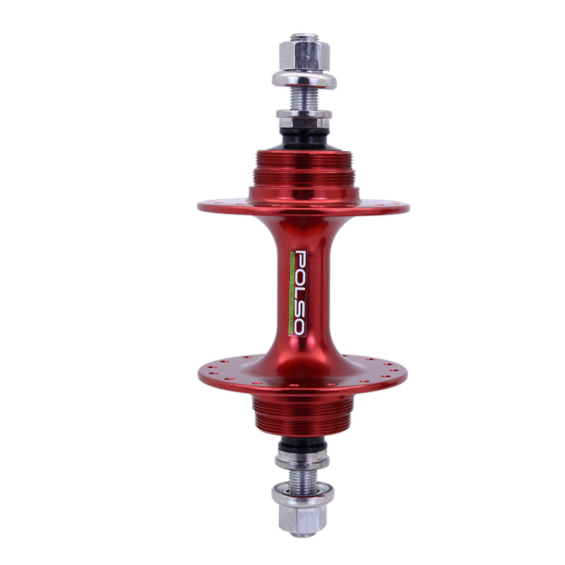 POLSO 20/24H 32/32H FIXIE TRACK BIKE HUB USE FOR FIXED GEAR BICYCLE: Burgundy
