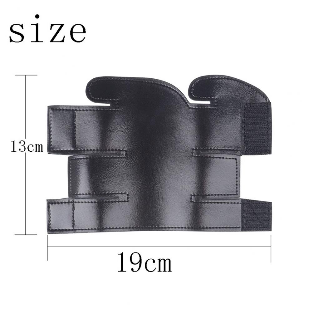 Trompeta con agarre de mano, funda protectora suave de cuero negro PU, accesorios de instrumentos musicales de viento