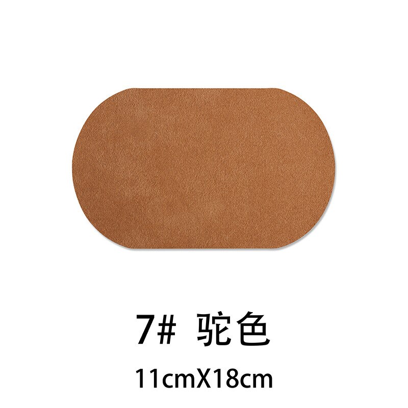 Parches de imitación para ropa de piel de cerdo para Pegatinas de rayas, pantalones de piel para planchar, apliques para rodilla, insignias para codos de suéter para mochila: 7
