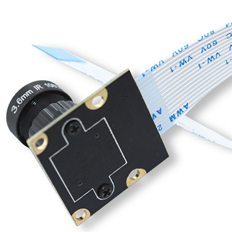 Camera Module 1080P 5 Million Pixels 1.8 Aperture 75° Wide Angle OV5647 Chip for Raspberry Pi 2/4/3B+