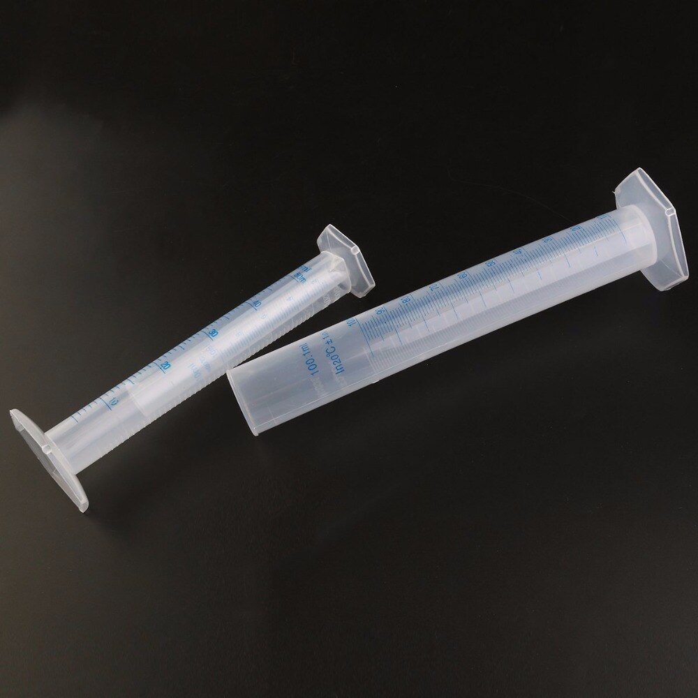 4pcs Mixed size 10ml,25ml,50ml,100ml,Plastic Measuring Cylinder Graduated Cylinders