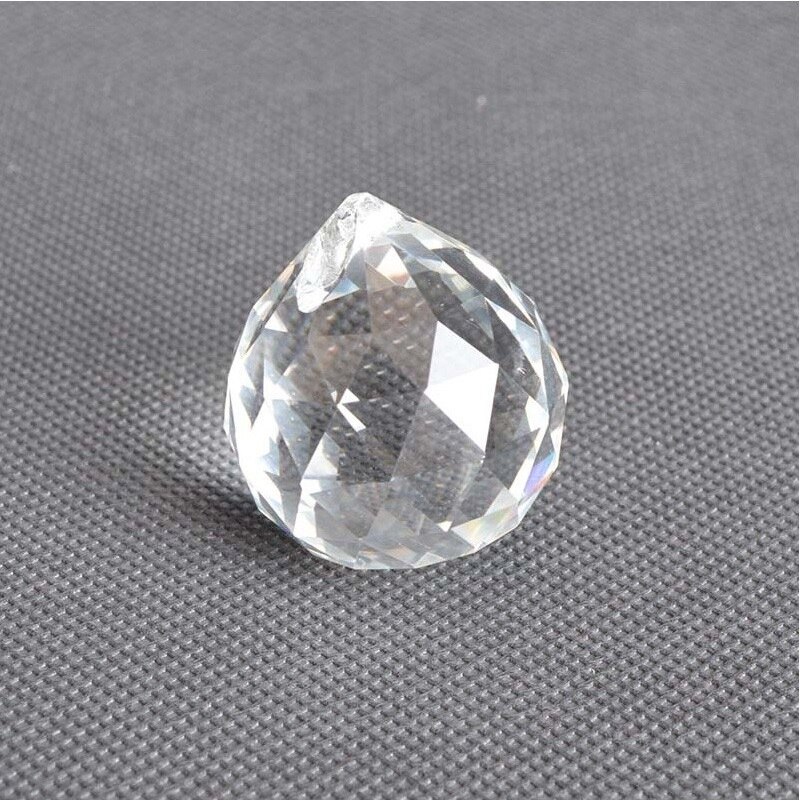 38 stuks/partij 30mm Clear AAA Crystal Facet Ball Kroonluchter Crystal Ball Prism voor bruiloft & fengshui producten kroonluchter