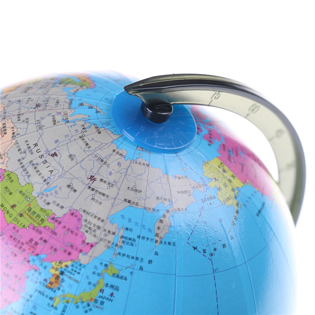 Kinesisk engelsk verden klode land region kort geografi læring legetøj 14cm