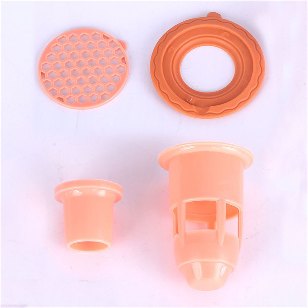 Bath Shower Floor Strainer Silicone Floor Drain Core Kitchen Bathroom Water Drain Filter Cover Plug Trap Siphon Sink Deodorant