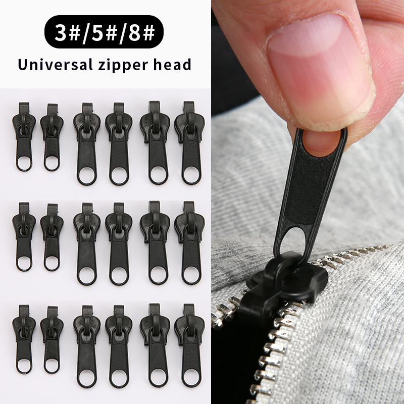 Kit Universal de cabezal de cremallera de fijación en , reparación instantánea de repuesto, arreglo de una cremallera, herramienta de bricolaje útil y práctica para el hogar