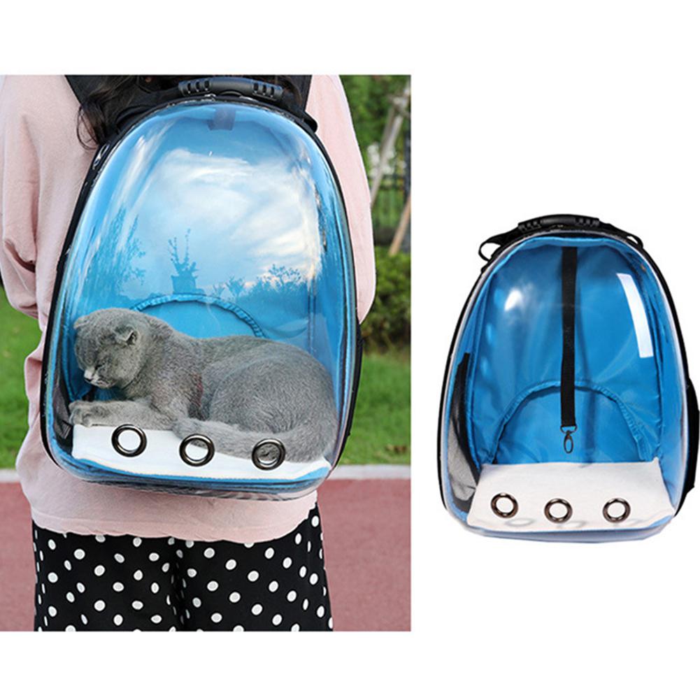 Ademend Huisdier Kat Hond Rugzak Ruimte Capsule Reistas Huisdier Kat Hond Carrier Rugzak voor Outdoor Carrying: Blue
