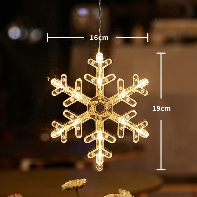LED Saugnapf Nachtlicht Batterie Power Cartoon Form Lampe Weihnachtsmann Weihnachtsbaum LED Lichter für Weihnachtsdekorationen