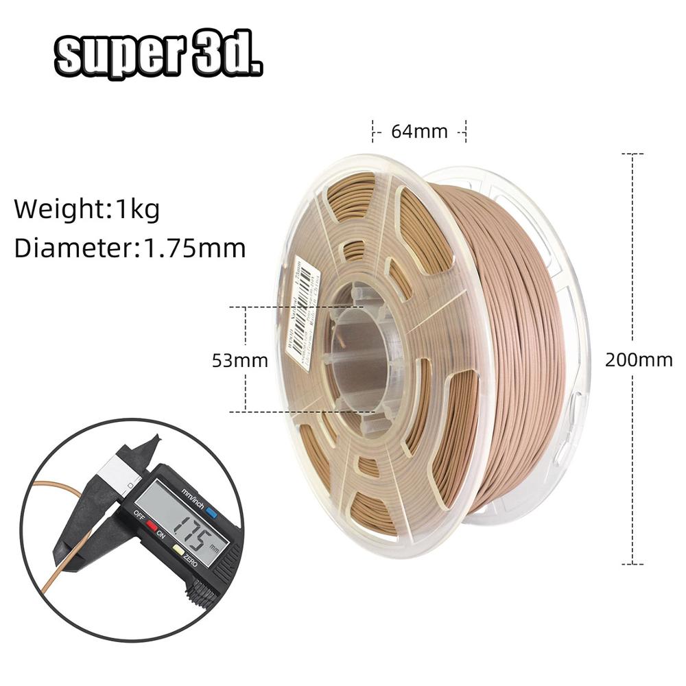 3D Drucker Filament Holz 1,75mm 1kg/2,2 lb holz kunststoff verbindung Material mit keine blasiert umweltfreundliche 3D druck Material