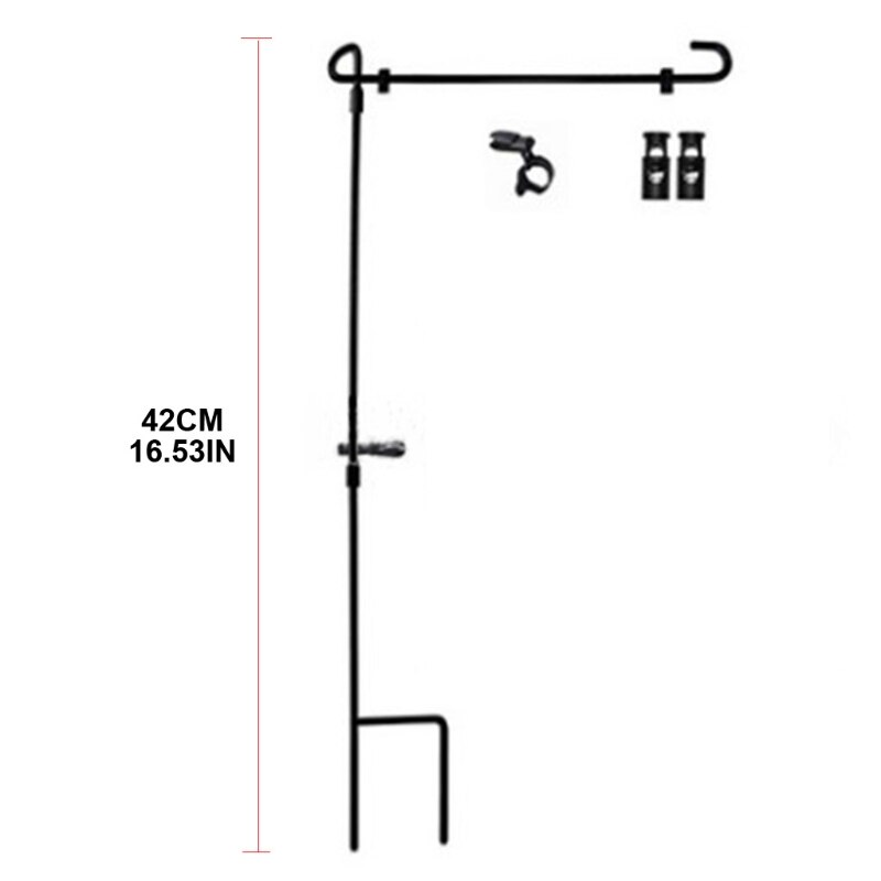 Vertical Garden Flag Stand Frame Durable Stainless Steel Weather-Proof Premium