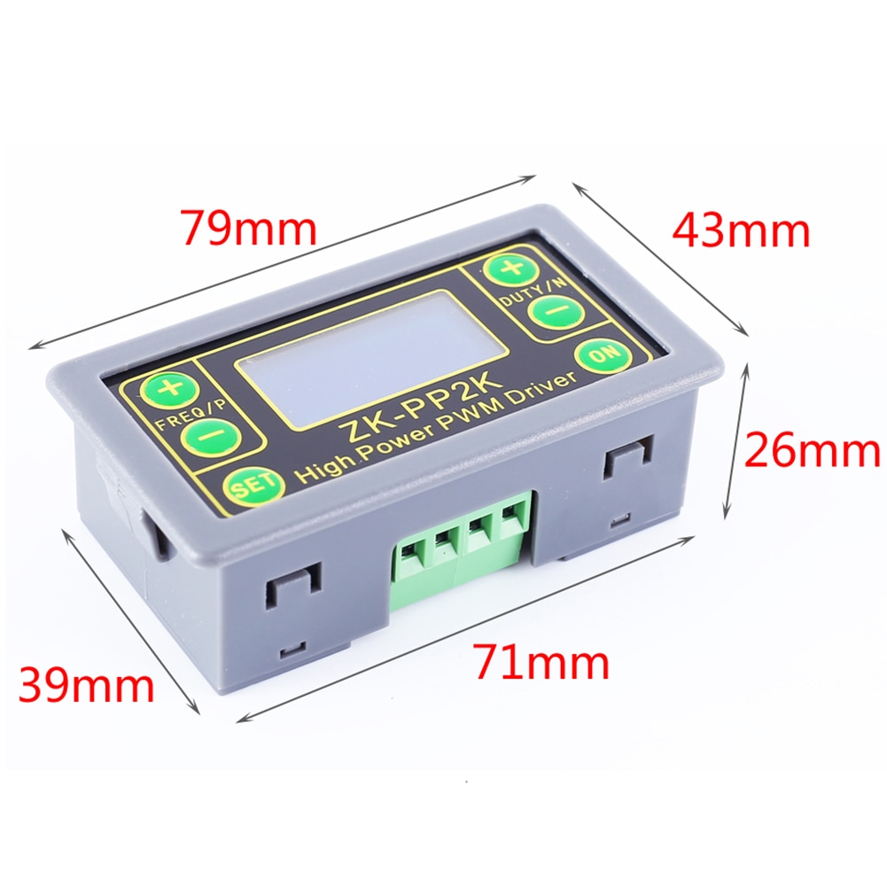 Signal Generator Motor Lamp Frequency Portable Driver Module Digital 8A 1Hz-150Khz Duty Cycle Adjustable PWM Pulse Dual Mode