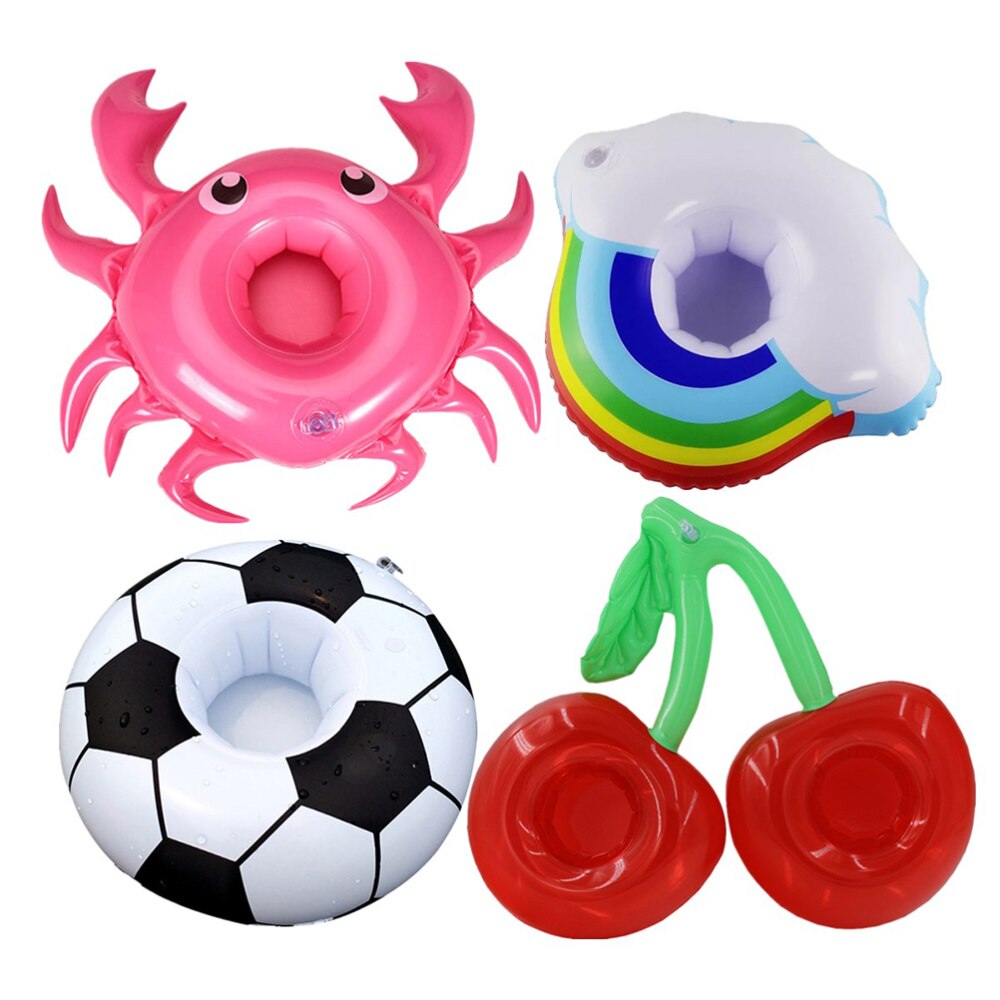 HEMOTON 12 Posavasos Inflables Con Forma De Corazón – Flotadores De Piscina Para Bebidas, De PVC, Ideales Para Fiestas En La Playa Y Verano