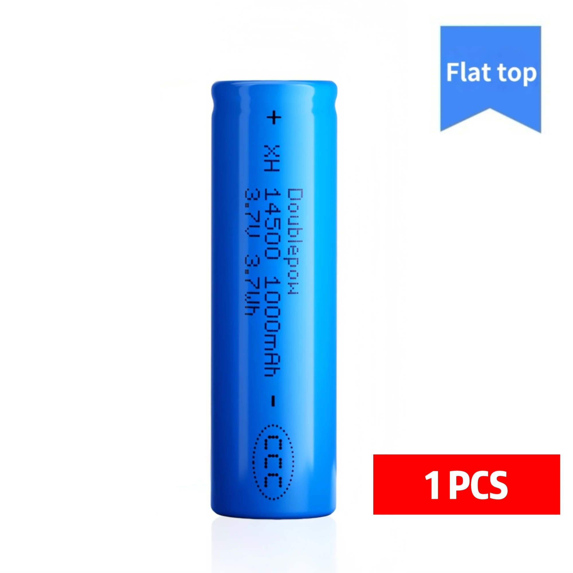 Batería 14500, 3,7 V, 1000mAh, cargador recargable de litio para afeitadora, altavoz, dron, aspiradora, micrófono, reloj inteligente, Sensor de juguete: Morado