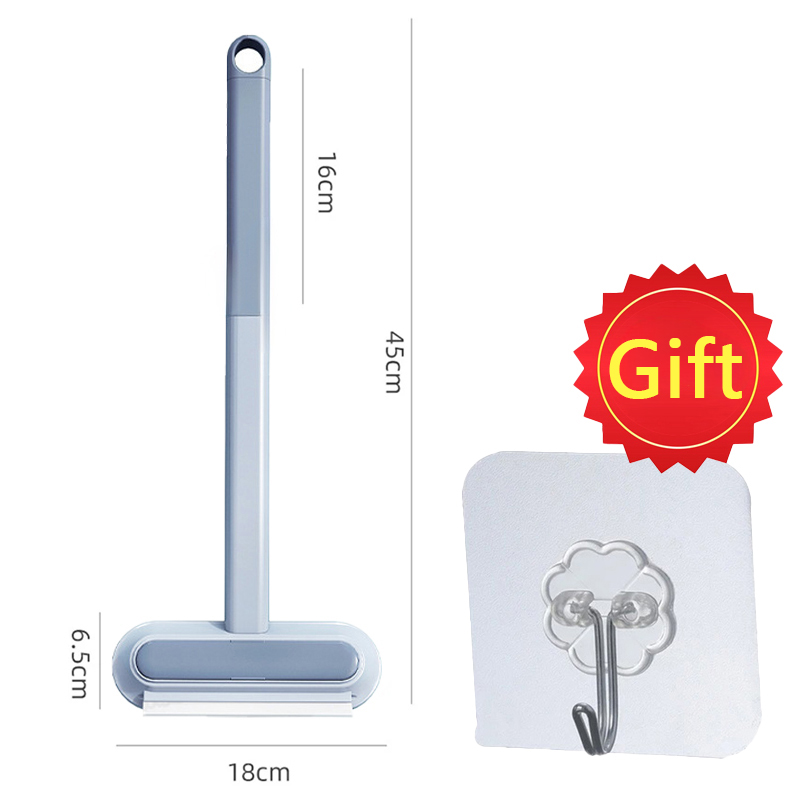 Multifunctionele Pet Hair Remover Brush Lange steel Raamreinigingsborstel Pet Fur Cleaning Tool Handleiding Cat Dog Hair Remover Brush: Default Title