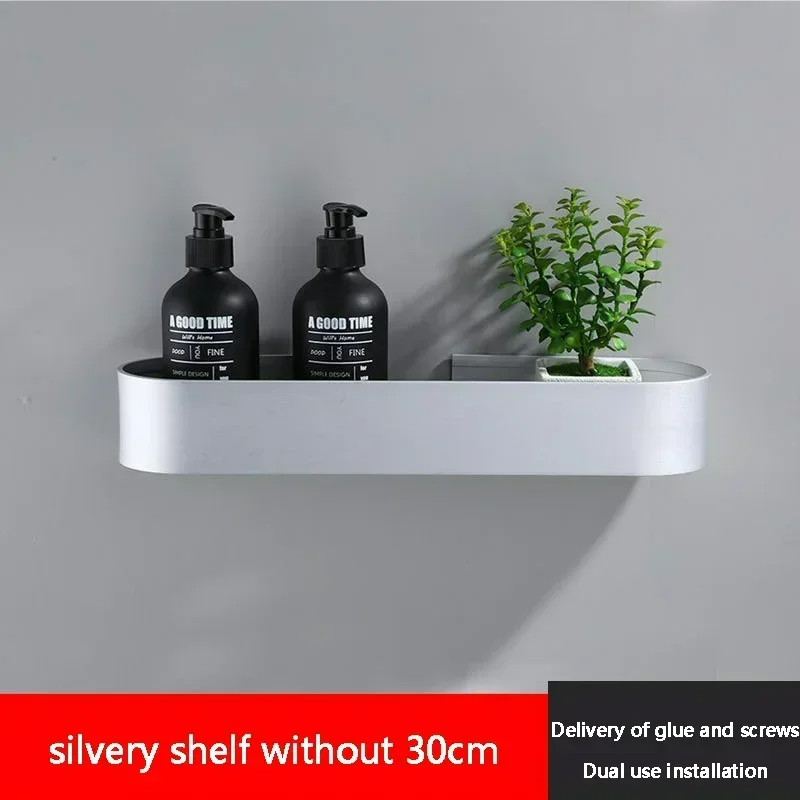 Estante de almacenamiento para inodoro de aluminio, espacio no perforado, estante de almacenamiento para baño montado en la pared, estantes de pared para cosméticos, accesorios de baño: Verde