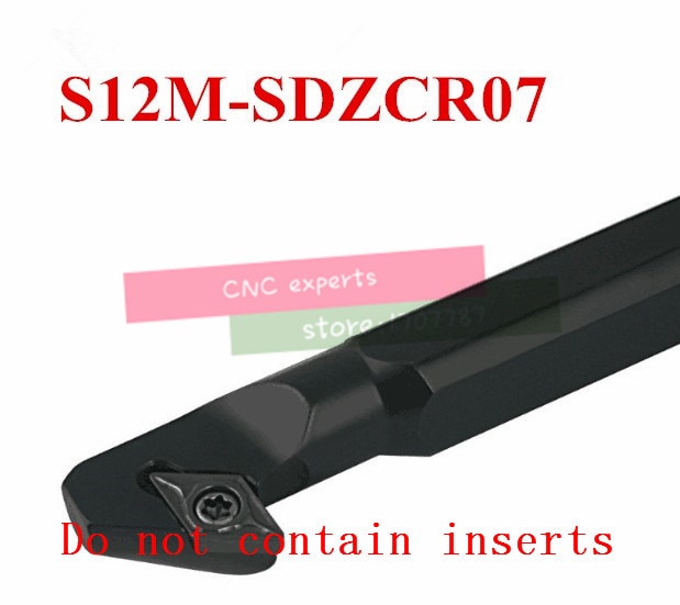 S12M-SDZCR07 12mm Lathe Cutting Tools,CNC Turning Tool,Hss Lathe Tooling,Internal Threading Tool, Metal Lathe Boring Bar SDZCR/L