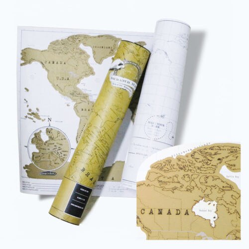 Neue Luxus Auflage kratzen Karte Mit kratzen aus Schicht Visuelle Reise Tagebuch Quaddel Karte Für Educatioin