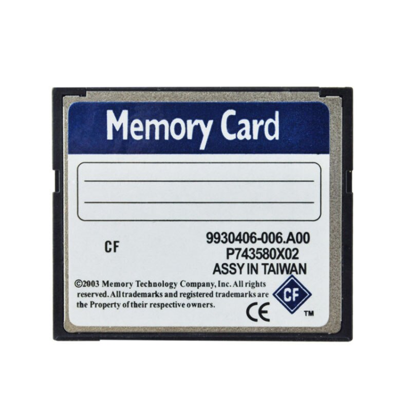 Originele hoge snelheid compact flash kaart 128mb 256mb 512mb 1gb 2bg cf-kaart voor slr dslr-camera industriële apparatuur ipc