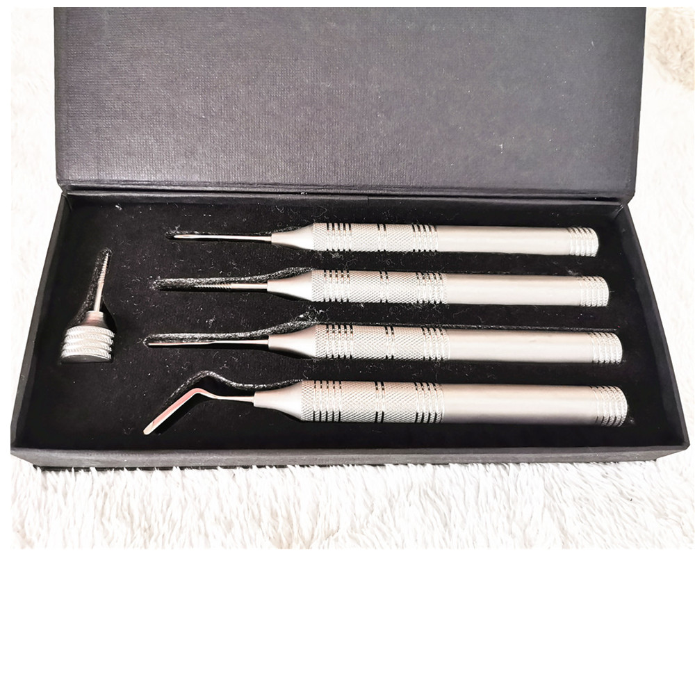 Periotomos de extracción atraumática, instrumentos de implante Dental, 5 piezas