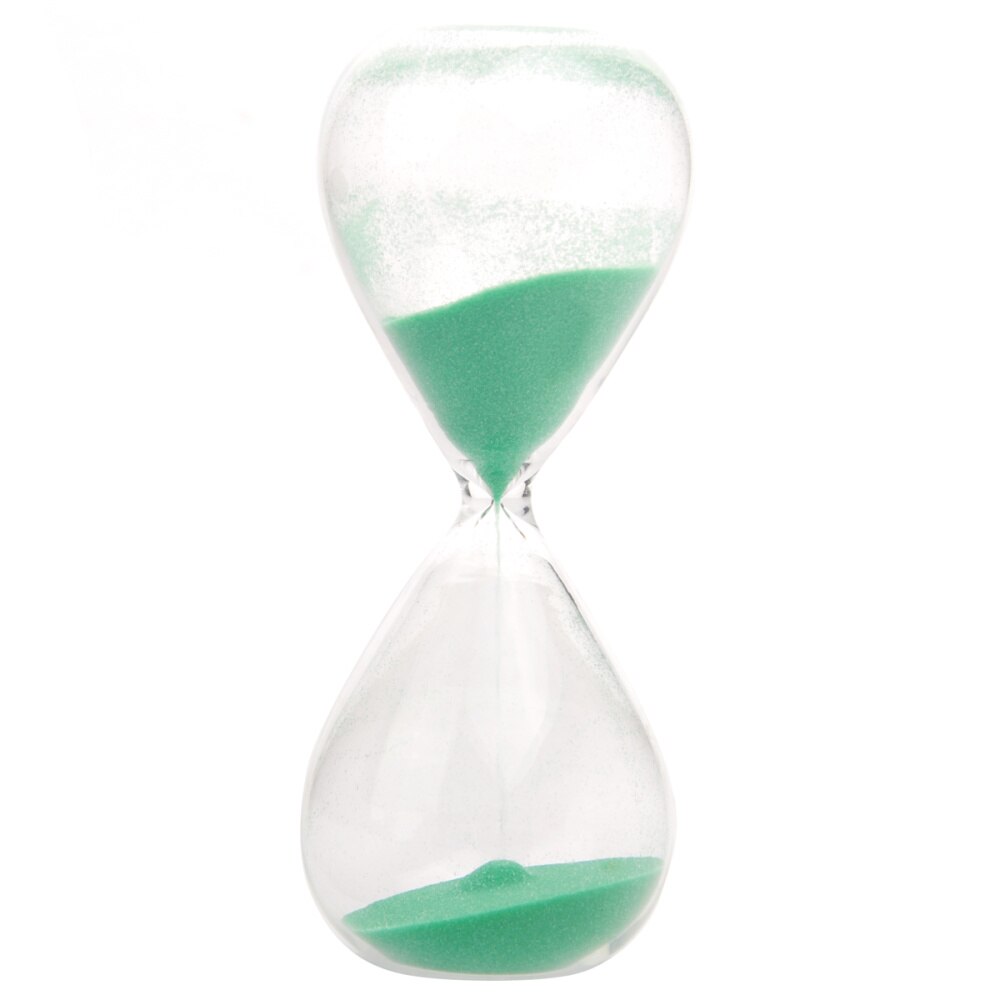 Minuten Mini Zandloper Zandloper Zand Klok Timer (Blauw): Green