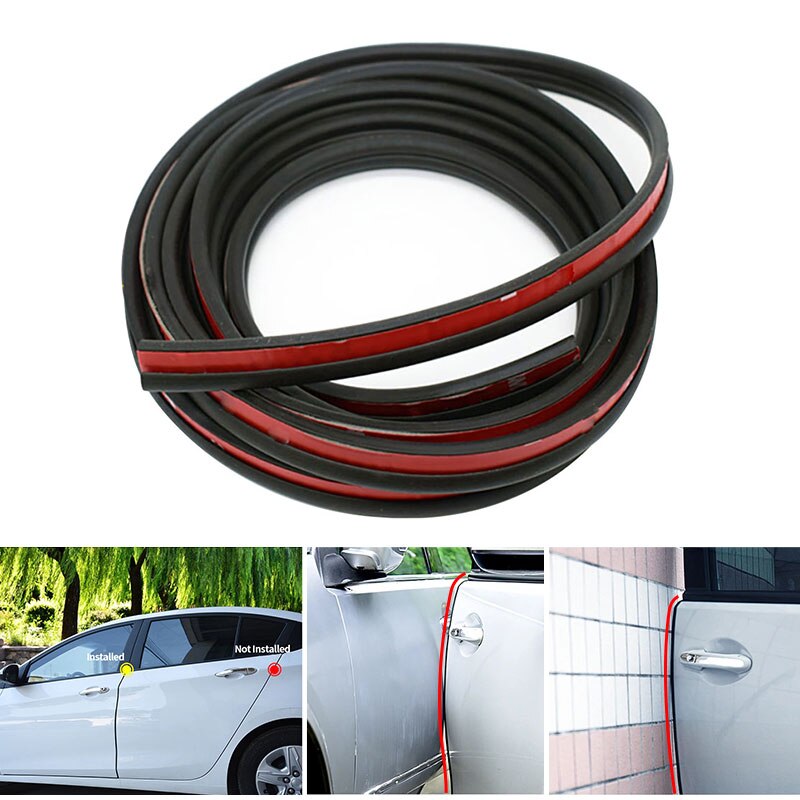 Car Sealing Strip Auto Sealing Strip Universal Sealing Strip Weatherstrip Adhesives Rubber 4M Portable