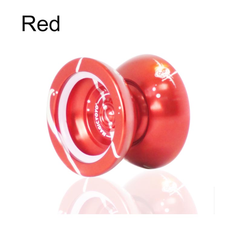 YOYO-juguete de aleación de aluminio, juguete de Yoyo, trucos mágicos: Magic yoyo N11 Red
