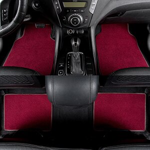 Kalaisike universal bil gulvmåtte til haval alle modeller  h3 h4 h1 h2 h6 h7 h5 h8 h9 m6 h2s h6 coupe bil styling biltilbehør: Rødvin
