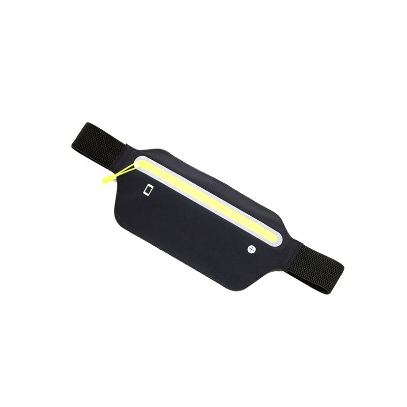 Ultra schlank Sport Taille miserabel Gürtel Tasche Laufen Joggen Wandern Postleitzahl fanny Pack größehe kapazität taille tasche mit Reflektierende Streifen einstellen: 01
