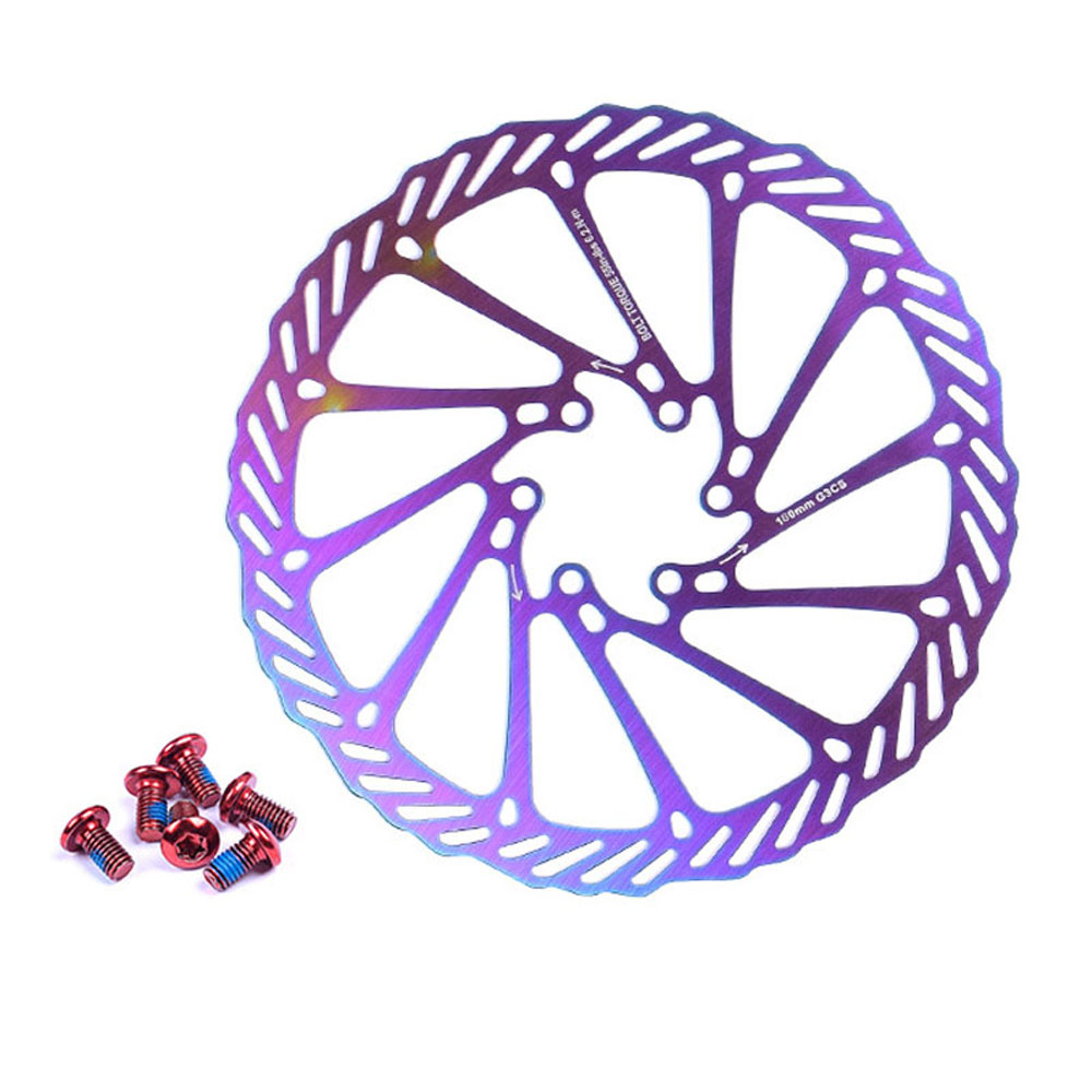 180mm Fahrrad Bremsscheibe Edelstahl Fahrrad Rotor mit 6 Schrauben für Rennrad Mountainbike MTB BMX