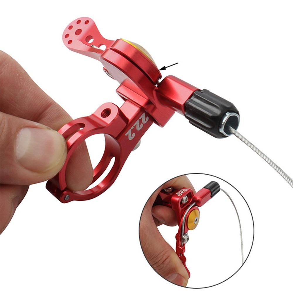 Abrazadera para tija de sillín de aleación de aluminio, Quick 22,2/24mm, piezas de repuesto de liberación rápida para SILLÍN de bicicleta de montaña