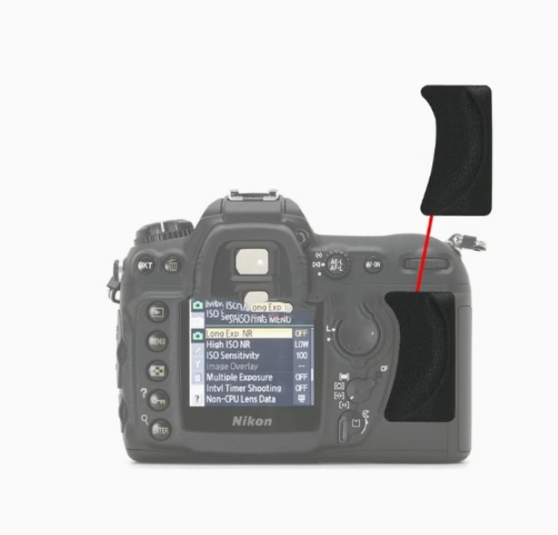 1 SZTUK do aparatu Nikon D200 Gumowa osłona boczna / kciuka Wymiana części zamiennej