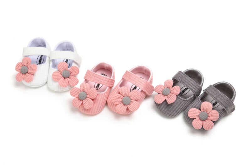 Toddler baby girl blommiga skor barn flickor lägenheter baby skor bröllop prinsessa fest sko