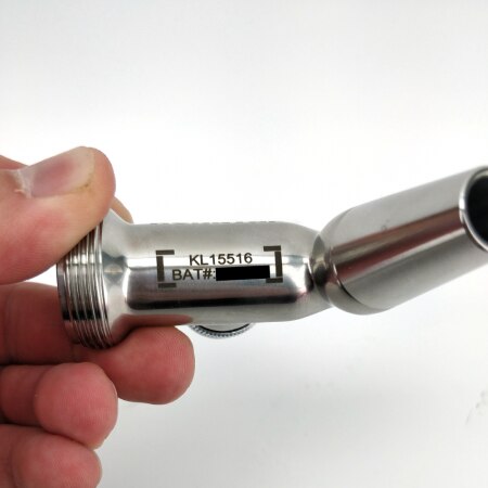 NUKATAP (Updated by intertap) SS TAP ONLY (STAINLESS STEEL) beer tap (free plastic handle included)