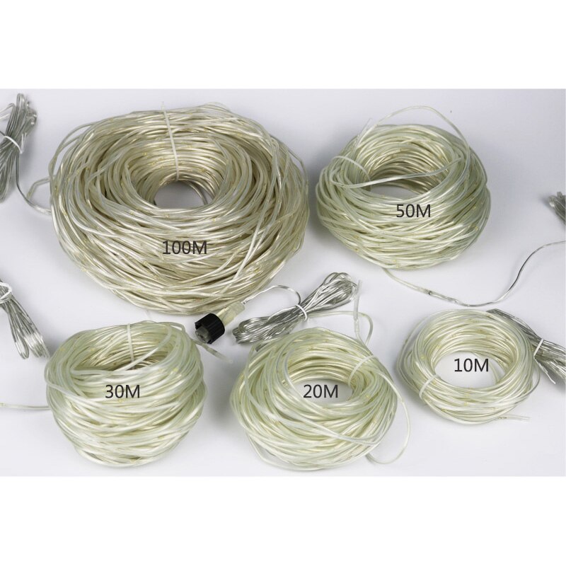 The longest Led Rainbow Tube Fairy String Rope Light Garland Outdoor lighting For String Garland Xmas Festival Party decor