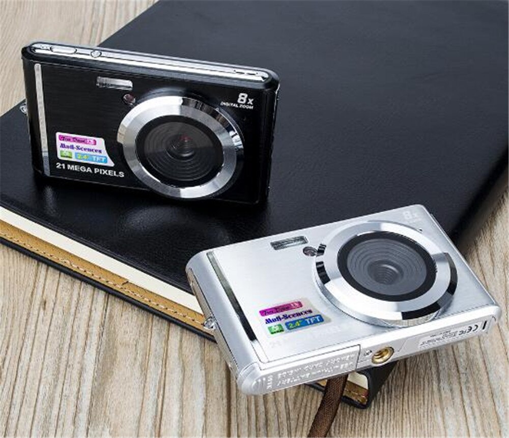 2.7 tommer tft-skærm 21mp zoom digitalkamera tager billeder 8x video børnekamera til børnefødselsdage