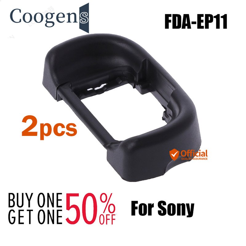 2 Stuks Rubber Zoeker Oculair Oogschelp FDA-EP11 Voor Sony A9 A7R A7S A7K A7II A7M2 A7R Mark Ii A58 A65 camera Accessoires EP-11