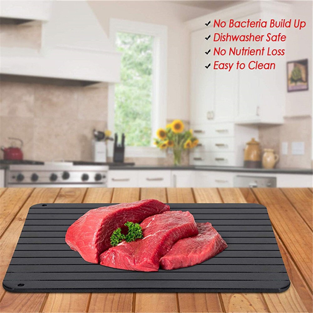Lade 35.5*20.5Cm Ontdooien Board Quick Ontdooien Lade Keuken Gadgets Vlees Ontdooien Lade Thuis Keuken Tool Voedsel Lade