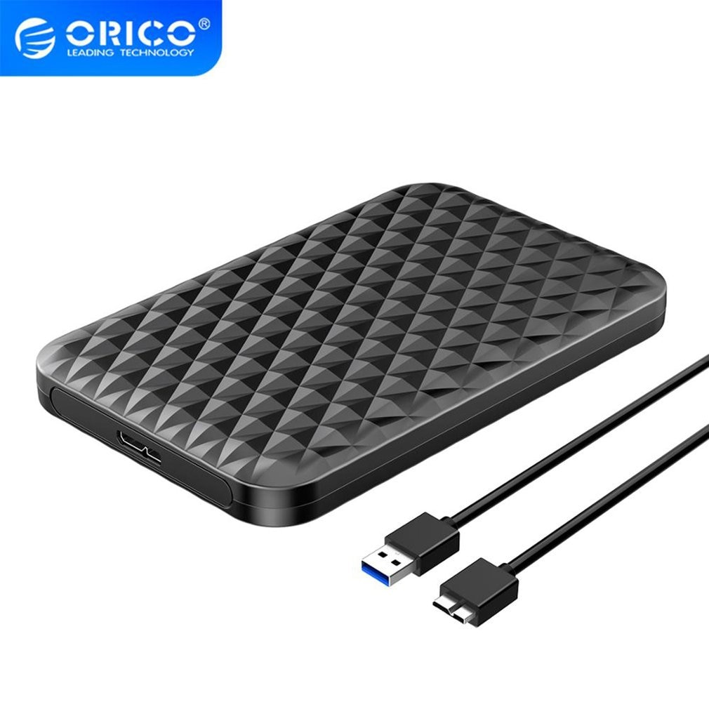 Orico Harde Schijf 2520U3 2.5 Inch Hdd Case Sata 3.0 Usb 3.0 5Gbps 4Tb Hdd Ssd Behuizing ondersteuning Uasp Hd Externe Harde Schijf Doos: black