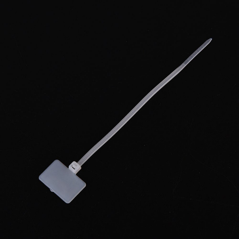 100 stuks zelfborgende nylon kabelbinders met 11cm lengtes, label, netwerkversiering, wikkellus, draadbanden voor handwerk