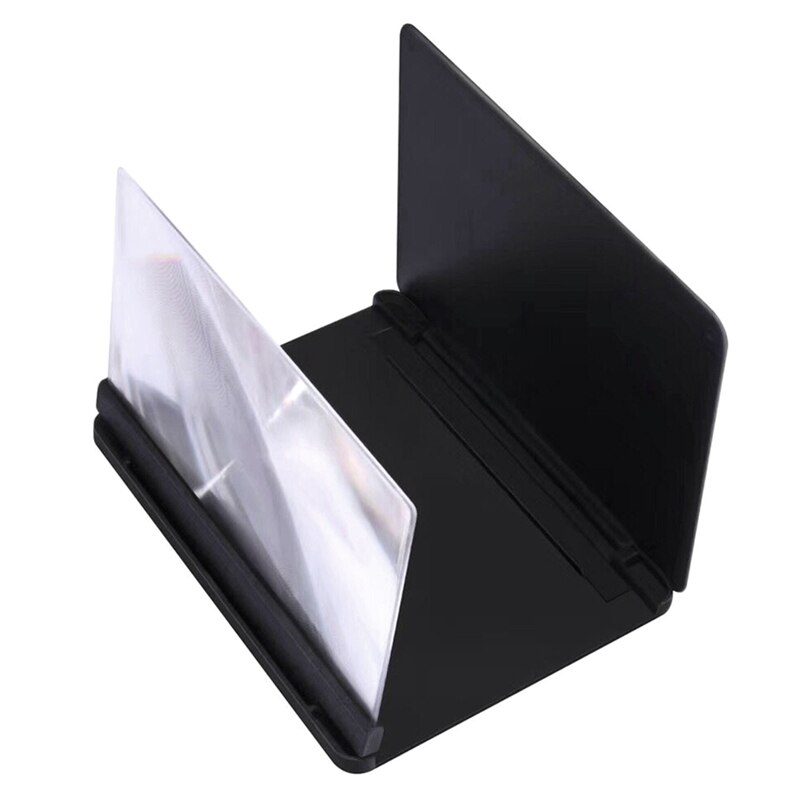 10 Inch Mobile Phone 3D Screen Video Magnifier 10 Inch Folding Enlarged Smartphone Movie Amplifying Projector Bracket: Default Title