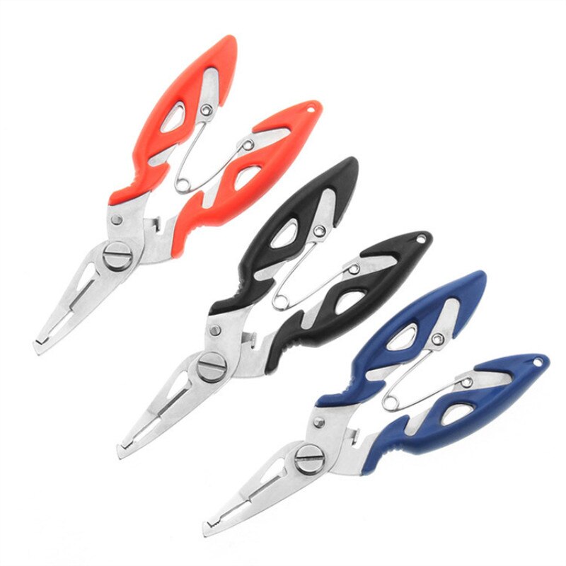 Fishing Plier+Oxford bag Scissor Braid Line Lure Cutter Hook Remover Tackle Tool Cutting Fish Use Tongs Scissors Fishing Pliers