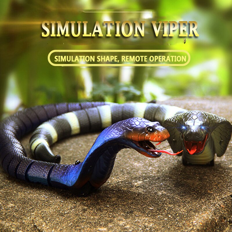 RC Remote Control Snake And Egg Rattlesnake Animal Trick Terrifying Mischief Toys for Children Funny Novelty Christmas