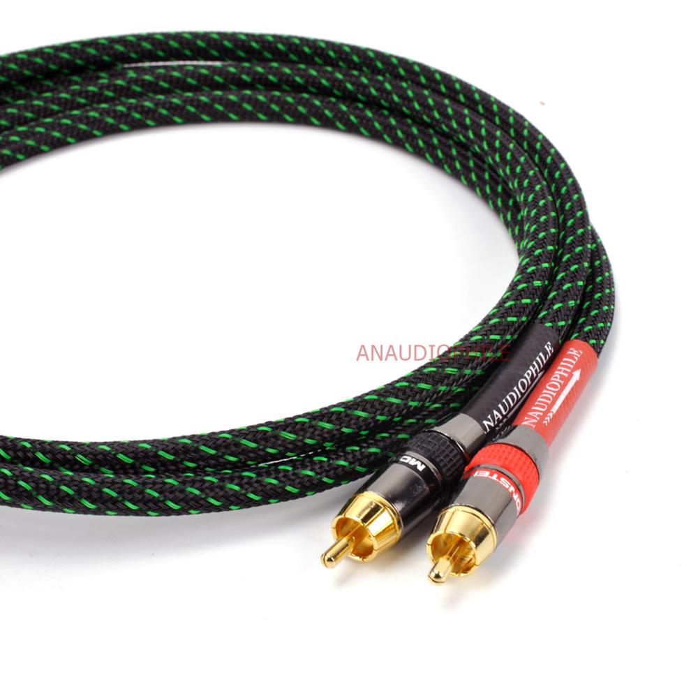 HiFi RCA Audio Cable HiFi RCA Male To Male RCA Interconnect Cable For Preamp Amplifier DAC CD Player RCA Phono Cable