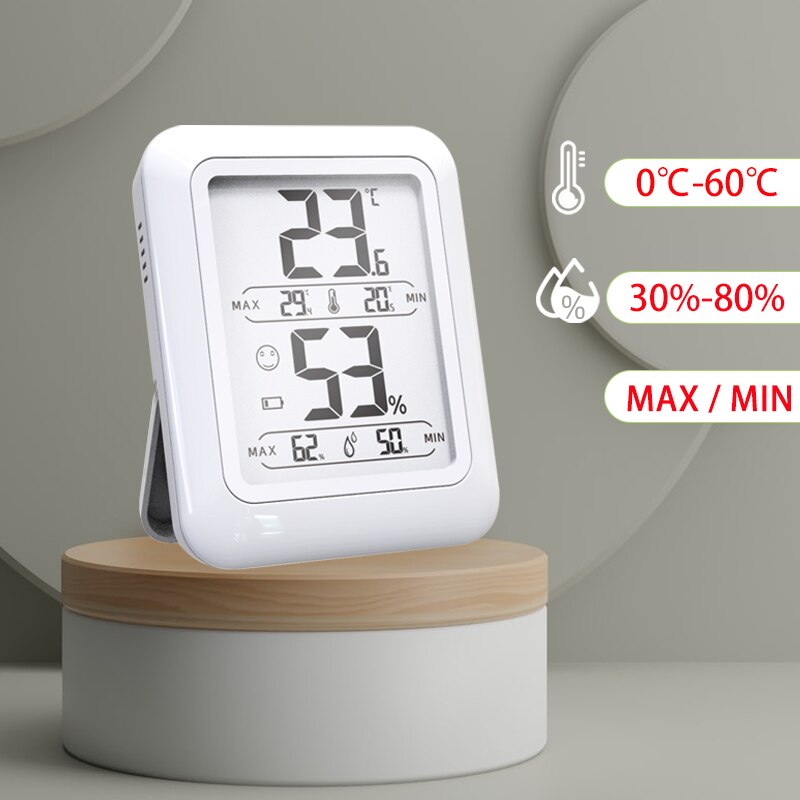 LCD Digital Thermometer Temperature Humidity Sensor Hygrometer Thermometer Detector Indoor Outdoor Home Weather Station