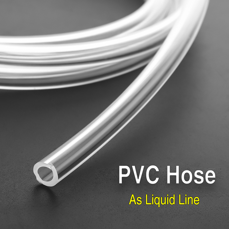 Tubo Flexible de PVC para fabricación de cerveza, dispensador de bebidas y cerveza, línea de Gas, antipresión, 7mm de diámetro, 5 metros de longitud: Transparent