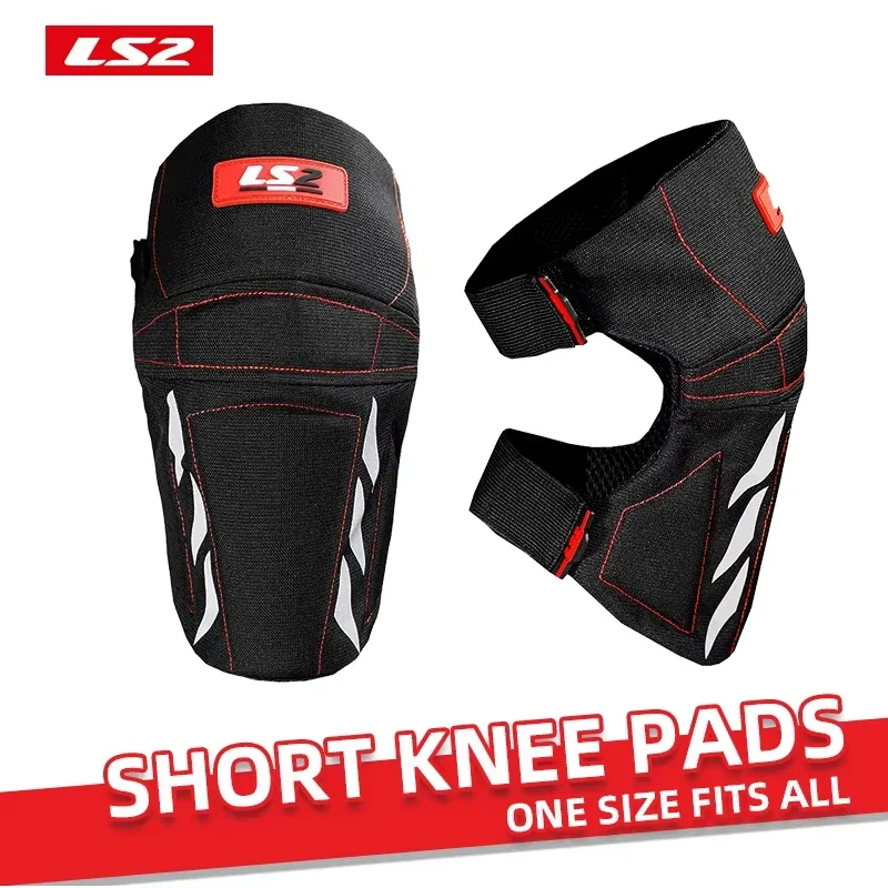LS2 motorfiets elleboog kniebeschermers motorcross kniebrace mesh motorfiets elleboogbeschermer sport kniebeschermers kruisbeschermingen kniebeschermers: Blauw
