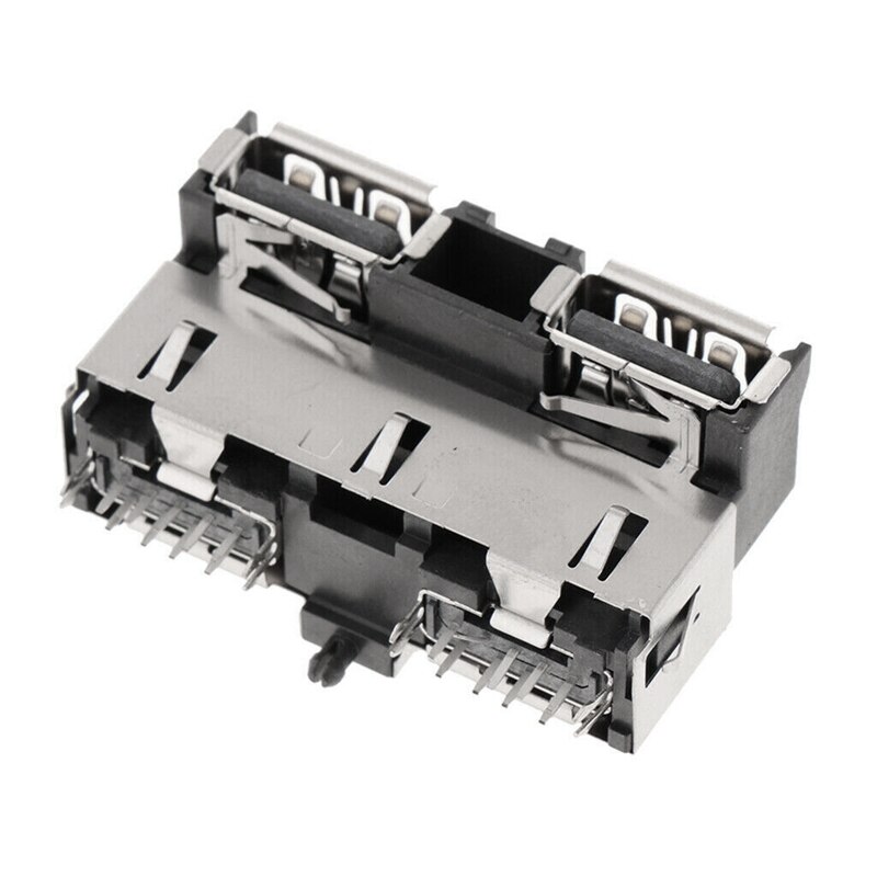Dual usb socket port connector moudle ersättning för sony playstation 4 ps4 1200