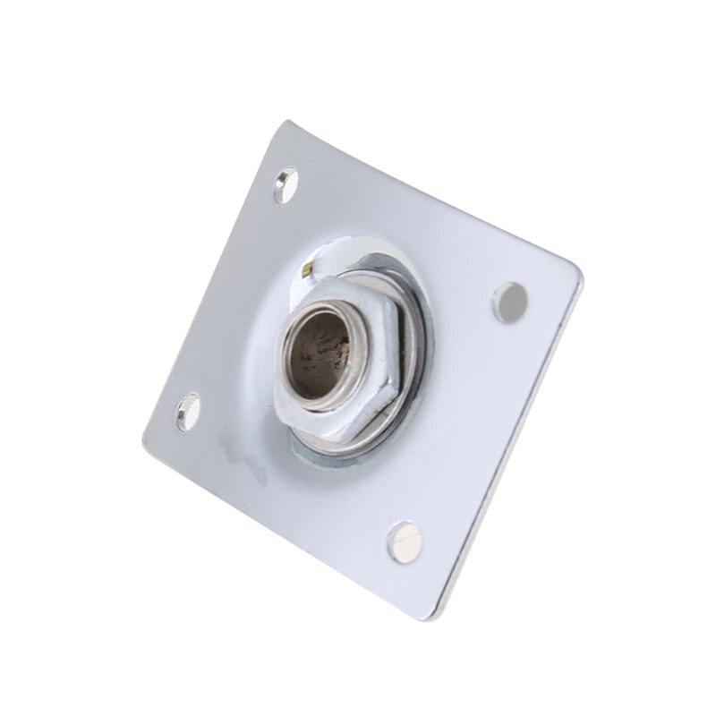 Guitar Jack Plate + Output Socket Chrome Rectangle For Gibson Epiphone Q22F