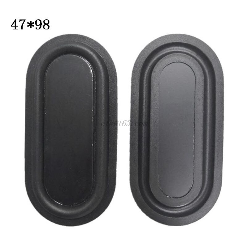 2PCS Owalne Płyty Wibracyjne Guma - Pasywne Radiatory: G